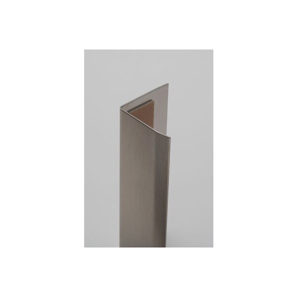 Western Fabricating Llc Western Fabricating 90Deg SS Corner Guard, 16 Ga., 3M Tape, 3/8 Wings, Sq. Corners, 48Lx2Wx2H 20204816_90-degree_square-corner_tape_w - main